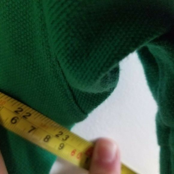 Golf Tour Large green Stripe L mens Polo Shirt Top - Picture 8 of 9